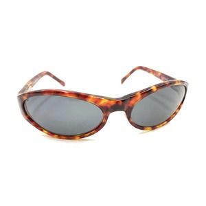 Gatorz Mirage R.Tort Tortoise Brown Wrap Oval Sunglasses Gray Lens 130 Men Women